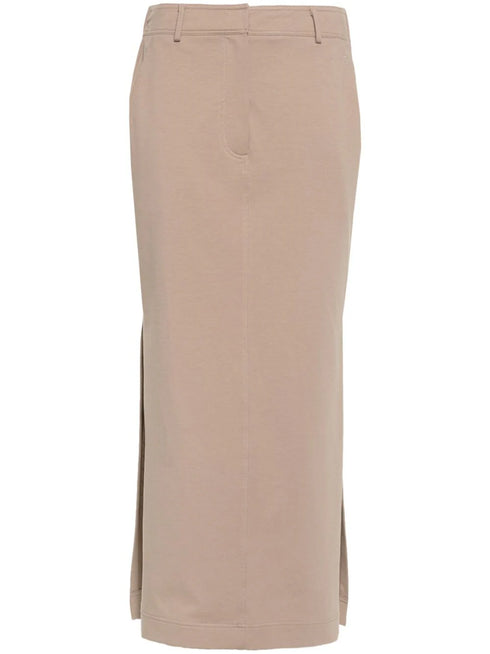 jersey midi skirt